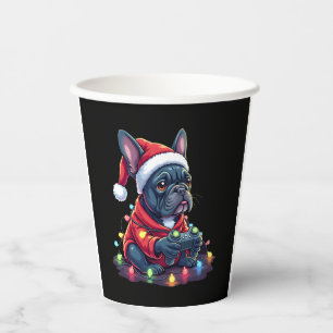 French Bulldog Video Game Controller Light Snow Sa Paper Cups