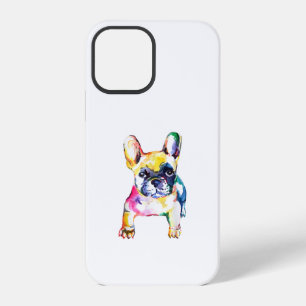 French Bulldog Watercolor Hand Draw For Dog Lover iPhone 12 Pro Case