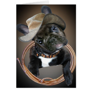 French Bulldog Western Art