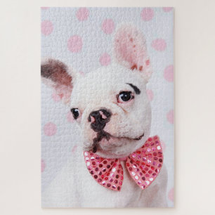 French Bulldog with Bow Tie Jigsaw Puzzle