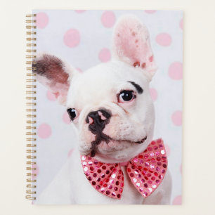 French Bulldog with Bow Tie Planner