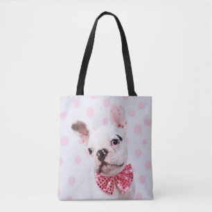 French Bulldog with Bow Tie Tote Bag