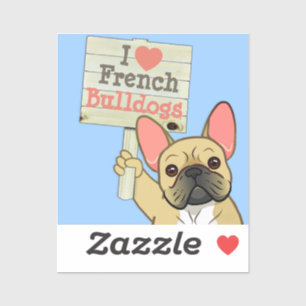 French Bulldog with Customisable Sign
