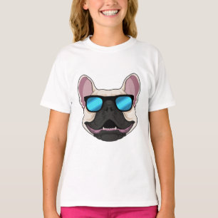 French Bulldog with Sunglasses T-Shirt