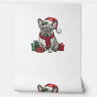 French Bulldog Xmas Lighting Santa French Bulldog