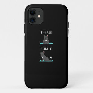 French Bulldog Yoga Inhale Exhale Funny Dog Gift . Case-Mate iPhone Case