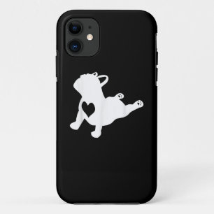 French Bulldog Yoga Love Heart Frenchie Workout Case-Mate iPhone Case