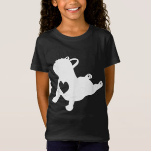 French Bulldog Yoga Pose Love Heart Gift T-Shirt