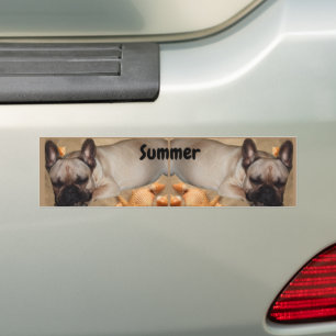 French. bulldoge bumper sticker
