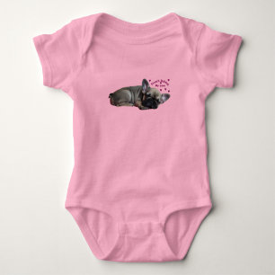 French Bulldogge Baby Strampler Baby Bodysuit