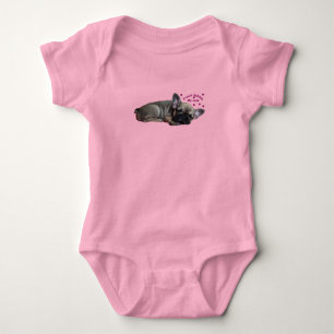 French Bulldogge Baby Strampler Bodysuit