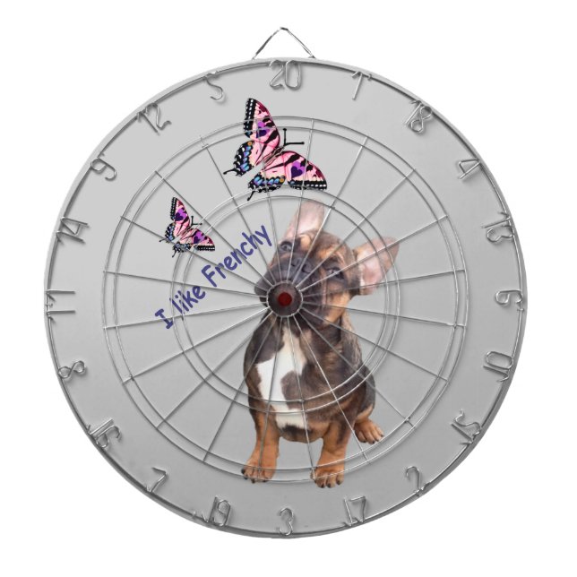 French Bulldogge Dartboard (Front)