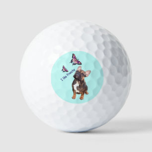 French bulldogge golf balls