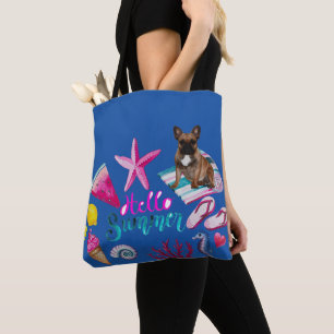 French bulldogge hello Summer bag