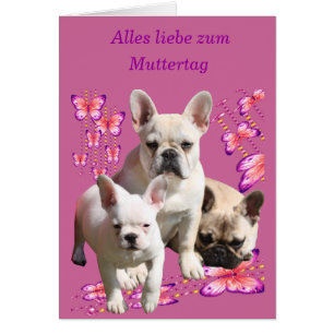 French Bulldogge Mother's Day map