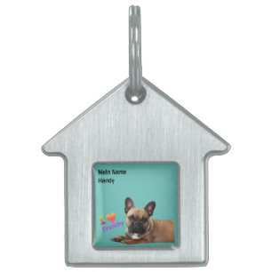 French Bulldogge  Pet ID Tag