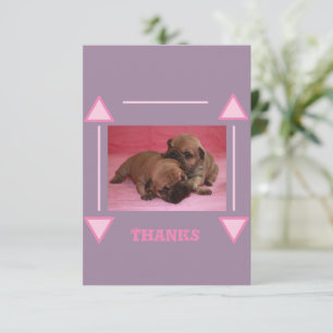 French Bulldogge Thank You Card