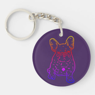 French Bulldoggen Key Ring
