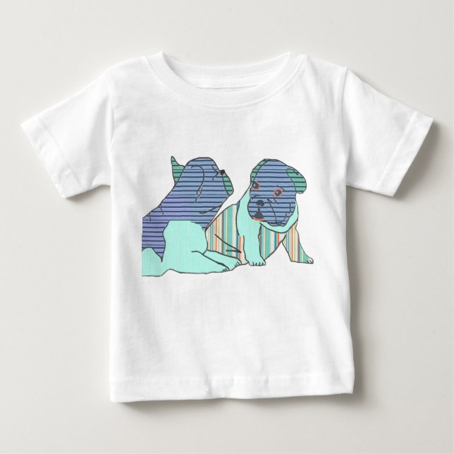 French Bulldoggen Kindershirt Baby T-Shirt (Front)