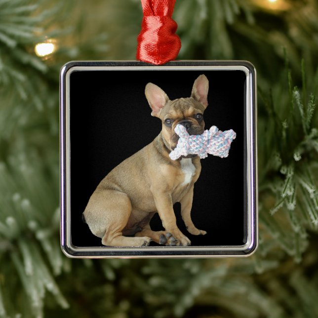 French Bulldoggen Metal Tree Decoration (Tree)