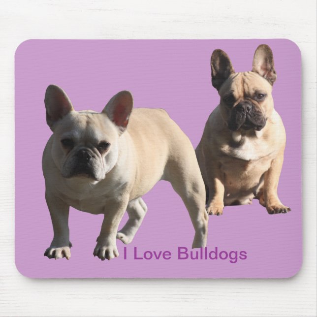 French Bulldoggen Mousepad (Front)