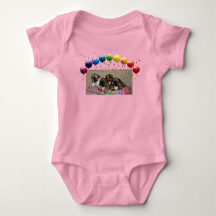 French Bulldoggen puppies Schnuller Baby Stra Bodysuit
