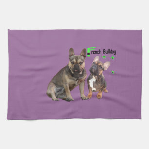 French Bulldoggen Tea Towel