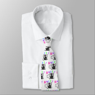 French bulldoggen tie