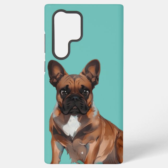 French bulldoggen two friends samsung galaxy s22 ultra case (Back)