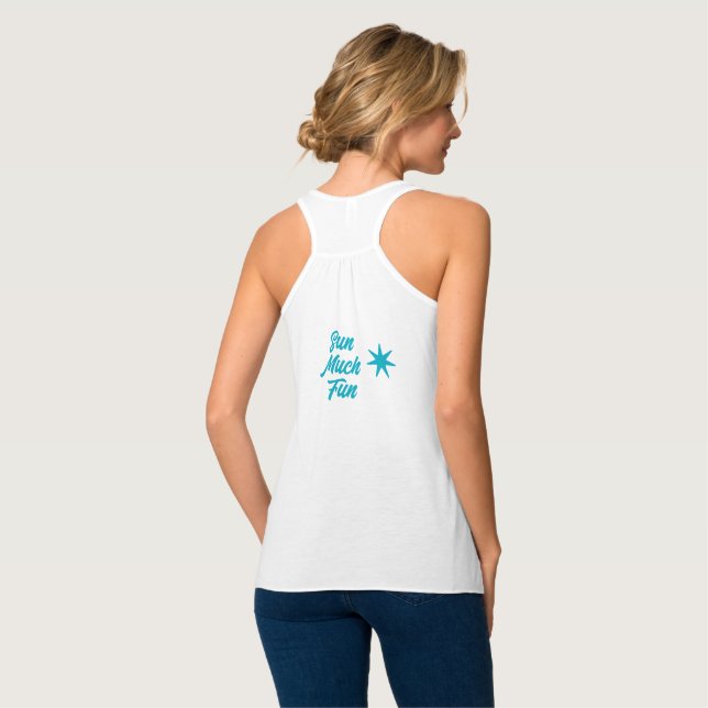 French Bulldogs Beach French Bulldog Singlet (Back Full)