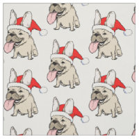 French Bulldogs Christmas Cute Dog Holiday Pattern