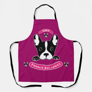 French Bulldogs - Funny Little French Gaga Dogs Apron