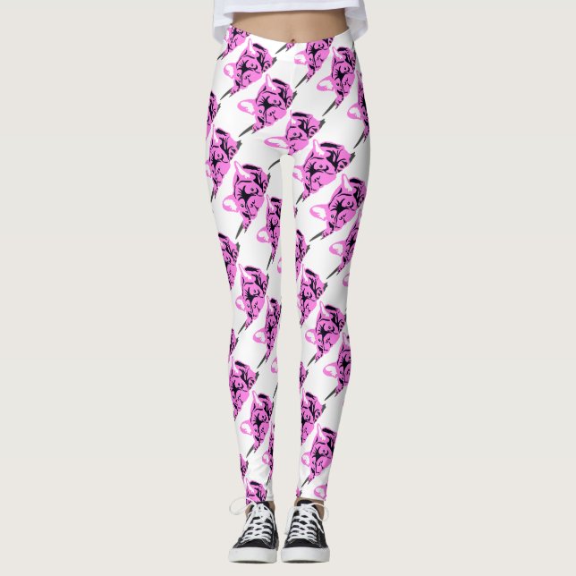 French Bulldogs Leggings (Front)