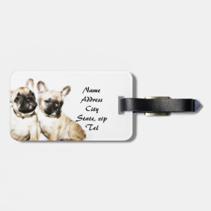 French Bulldogs Luggage Tag