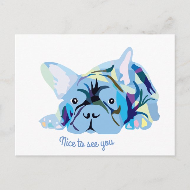French Bulldogs Postcard (Front)