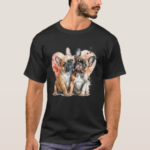 French Bulldogs Valentines Day T-Shirt