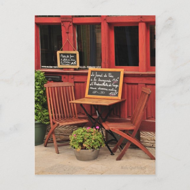 French Cafe Postcard (Front)