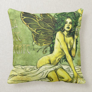French Cafe Poster c1885 Cushion