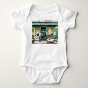 French cafes: Versailles cosy scene. Baby Bodysuit