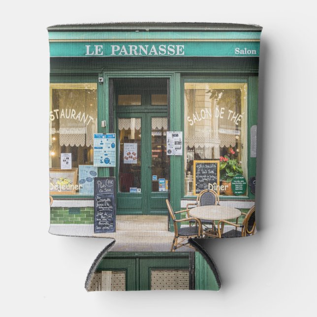 French cafes: Versailles cosy scene. Can Cooler (Front)