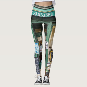 French cafes: Versailles cosy scene. Leggings