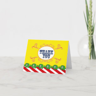 French Carnival ThankYou Thank You Card