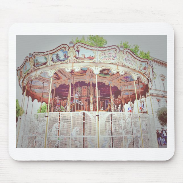 French carousel mouse pad (Front)