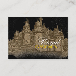 French Castle Royal Business Cards