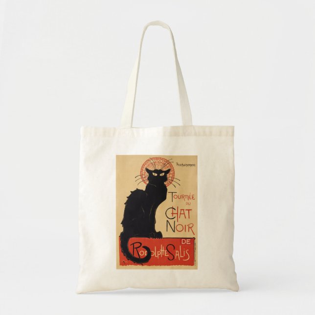 French Cat Tote Bag (Front)