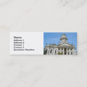 French Cathedral in Berlin Mini Business Card