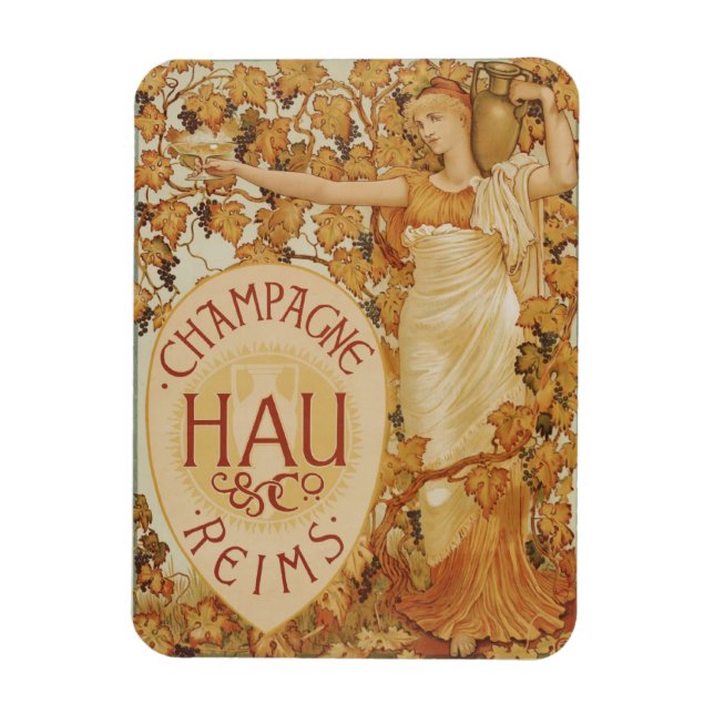 French Champagne ad Magnet (Vertical)