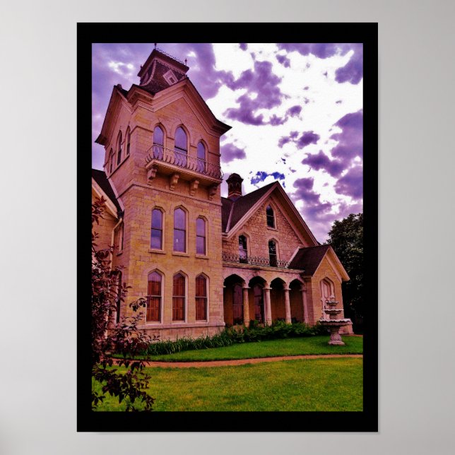 French Chateau Poster (Front)