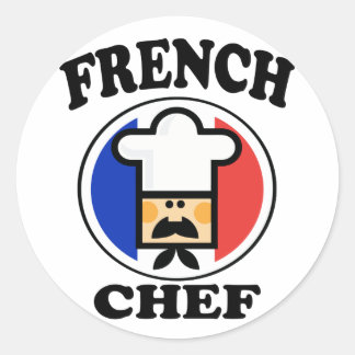 French Chef Classic Round Sticker