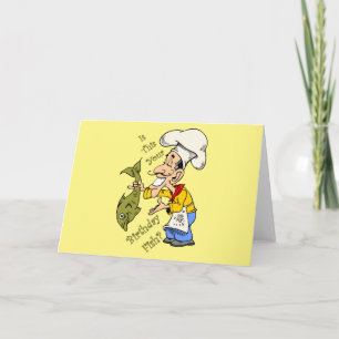 French Chef ~ Is This Your Birthday Fish? Card
